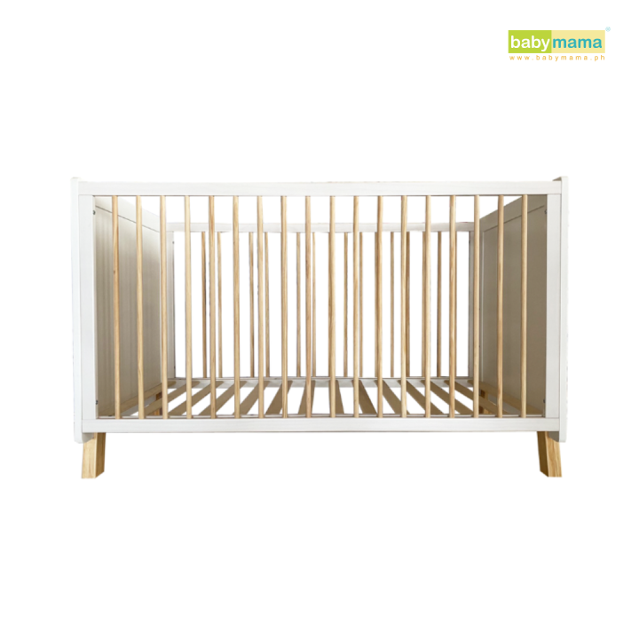 Babymama Cuddlebug Carson 3-in-1 Convertible Crib White