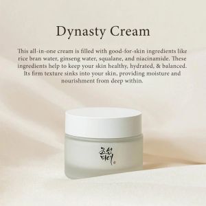 Beauty of Joseon Dynasty Cream 50ml | Deep Moisture & Skin Barrier Repair | Long-Lasting Glow | Nourishing & Brightening Moisturizer