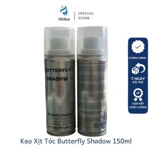 Keo xịt tóc Butterfly Shadow NL042 giúp mái tóc đẹp như được tạo kiểu với chuyên gia 150ml 320ml 600ml