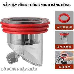 Nắp đậy cống chất iệu đồng thau chống mùi hôi ngăn ngừa côn trùng -Mẫu mới nhất 2026
