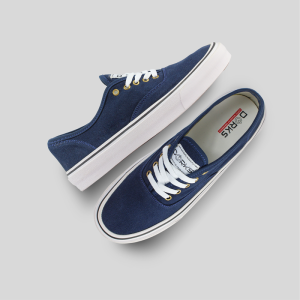 Dorks Otentik Navy - Sepatu Sneakers Casual Pria Wanita Sepatu Sekolah Dorks
