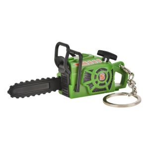 GOUPO Plastic Electric Saw Keychain Realistic Pull Rope Power Saw Bag Pendant Creativity Handheld Logging Saw Toy Gift Key Decor