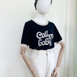 BL20877 Call Me Baby Loose Knit Tee
