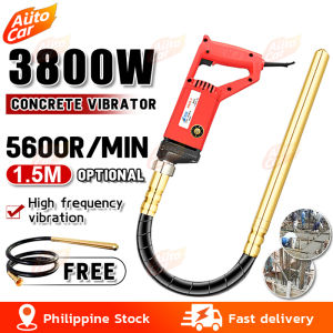 【COD】3800w Heavy Duty Portable Concrete Vibrator 220V 50Hz Electric Cement Soil Mixer High Quality Handheld Electric Concrete Vibrator Portable Cement / Mortar Vibrator