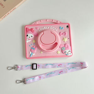 สำหรับแผ่น Xiaomi 6 Pro Pad6 (2023) 11.0 "Mi แผ่น Pad5 5 Pro Redmi Pad SE 11.0" 10.61 "VHU4254IN 5G ช่องเสียบปากกาซิลิโคนฝาครอบป้องกันแท็บเล็ตแบบพกพาเคสไอแพดแบบตั้งได้เคสลายการ์ตูนน่ารัก