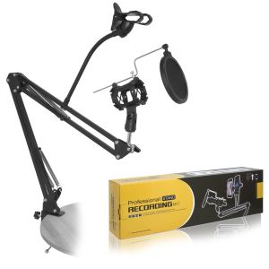 Promo Super Lengkap Mic Condenser BM 800 + Stand + Pop Filter + Soundcard V8S V8S+ Bluetooth + Splitter - Full Black Mic BM 800 Full Set For Podcast Live Black Gold Microphone Splitter READY STOK!!! PRODUK BEST SELLER!!!