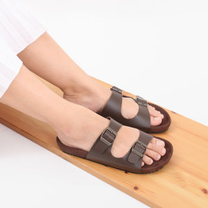MINIMIMO Sandal Flat Kulit Casual Wanita Anti Slip MF 003