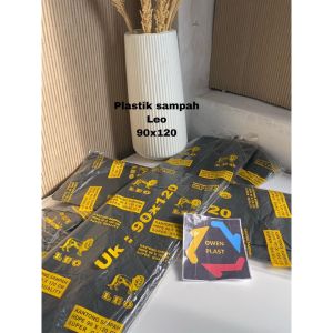 PLASTIK SAMPAH/TRASH BAG/KANTONG PLASTIK SAMPAH TEBAL LEO UK 60x100 90X120 465 GRAM