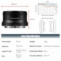 7artisans 7 artisans AF 27mm F2.8 APS-C AutoFocus STM Large Aperture Prime Lens For Nikon Z Mirrorless Cameras Zfc Z50 Z30 Z6II Z7II Z6 Z7. 