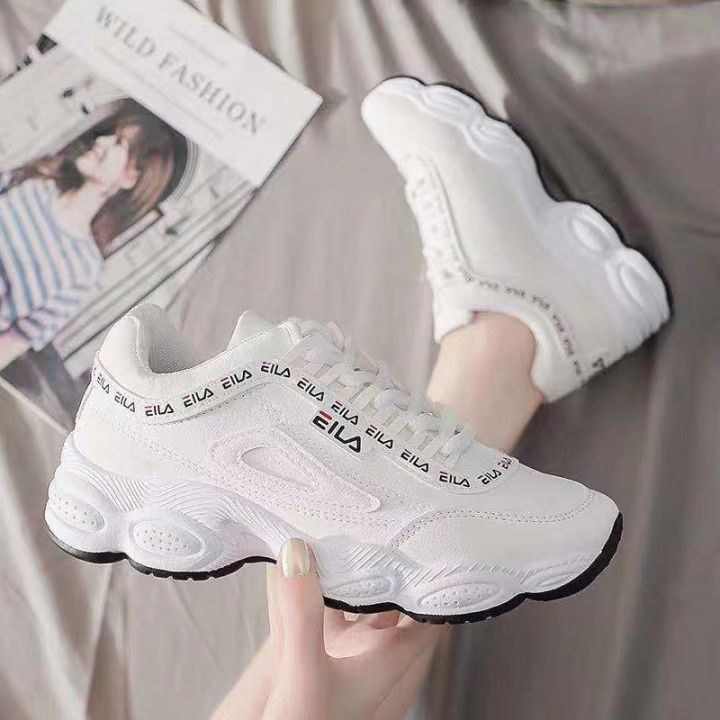 SQ Shoes famous brand korean lace ups rubber shoes for lady