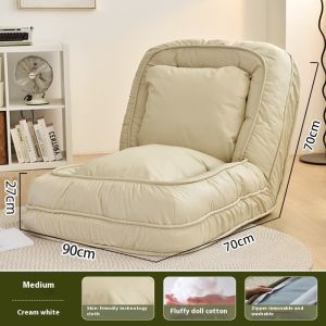 Lazy Sofa Can Be Reclined Lazy Chair Bedroom Single Sofa Folding Sofa Chair Balcony Bean Bag