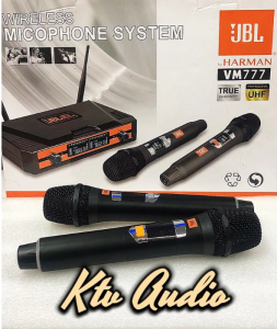 JBL VM-777 Wireless Microphone (UHF) 50m Receiving Range Anti-drop Metal Microphone w/ FREE mic foam