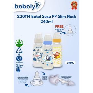 Bebelys Botol Susu Standard BPA FREE / Botol Susu Ukuran 60 Ml / Botol Susu Ukuran 140 Ml / Botol Susu ukuran 240 Ml / Botol Susu Bayi