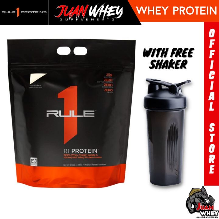 Rule 1 R1 Whey ISOLATE Protein 10LBS - Fast-Acting Pure Hydrolysate ...