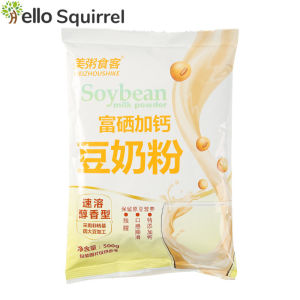 美粥食客富硒加钙豆奶粉500gSelenium-enriched and calcium-enriched soy flour breakfast meal replacement早餐代餐即冲即饮速溶