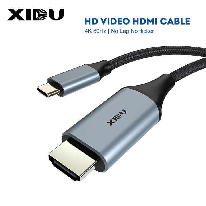 XIDU HDMI Cable PhilCAB USB Type C to HDMI 4K 60Hz HDMI to USB C