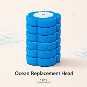 [SG Stock]Disposable Toilet Brush Set 360° Cleaning Brush Replacement Wall-mounted No Drilling 一次性马桶刷