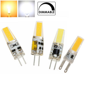 G4 G9 Dimmable COB LED Light Bulbs 3W 6W 12V 220V Replace 40W Halogen Lamp For Spotlight Chandelier Home Bedroom Decoration