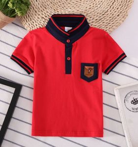 Kids polo shirt Boy T shirt Children Tops Clothing Cotton Comfortable Lapel Baby tops Wear