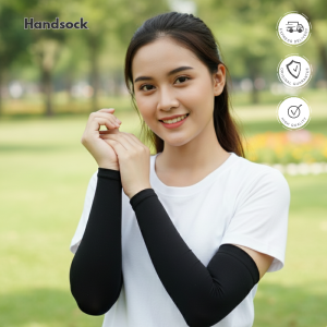 Manset Muslimah Polos Lengan Panjang  Handsock Panjang Hijab Bahan Halus
