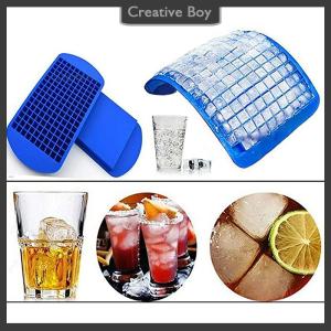 [Creative] Silicone Mini Ice Cube Trays Small Ice Cube Molds Silicone Ice Cube Maker Foldable Ice Cube Tray Kitchen Popsicle Mold