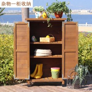 Balcony Storage Cabinet Space Savers Out Door Cabinet Storage Space Savers Outdoor Locker Waterproof and Sun Protection Courtyard Balcony Balcony Storage Cabinet