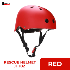 NutShell Open Face Rescue Helmet JT 102 - Adjustable Fit Reinforced Straps Shock Absorbing Liner - Multiple Colors Available