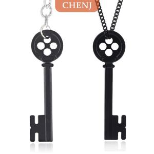 [COD] CHENJ สร้อยคอโลหะคาดอกสีดำสำหรับฮาโลวีน