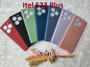 Soft Case Kompatibel Untuk Itel S23 Itel S23 Plus Itel P40 Itel A60s Liquid Silikon Slim Candy Macaron Bludru