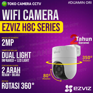 EZVIZ H8C 2MP 4MP 5MP 8MP KAMERA CCTV WIFI CAMERA ROTASI PTZ 2 WAY AUDIO OUTDOOR BERWARNA