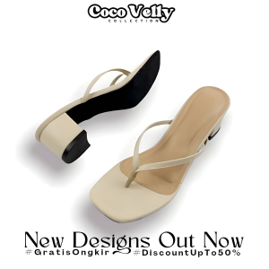 COCO VELLY - Diana Sandal Heels Wanita Hak 5 Cm Terbaru Tinggi 5cm Kekinian terlaris