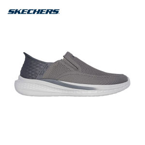 Skechers สเก็ตเชอร์ส รองเท้าผู้ชาย Men Slade Usa Street Wear Shoes - 210887-GRY - Air-Cooled Memory Foam