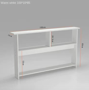 Mini Side Table For Bedroom Long Bedside Shelf Side Bed Stand Long Table Slim Behind Sofa Thin Table