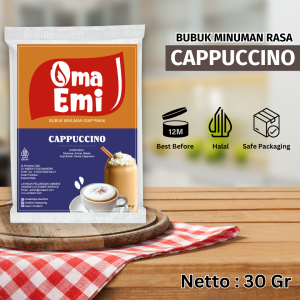 Bubuk Minuman Instan {CAPPUCCINO} / {CAPPUCCINO} 30 gr / Toko Bubuk Minuman Aneka Rasa