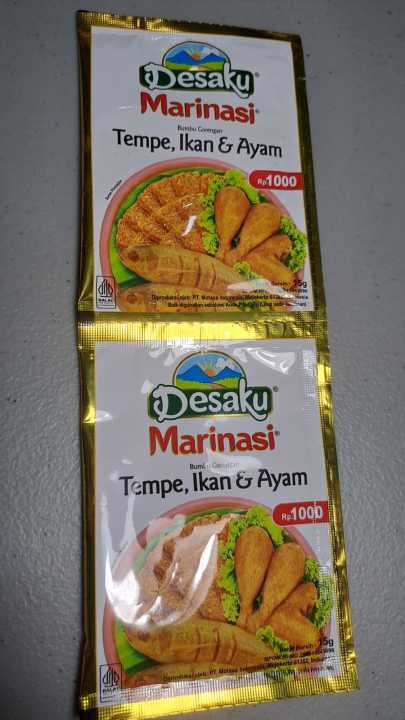 Bumbu Marinasi Desaku Tempe Ikan Ayam 15 Gr Bumbu Masak Praktis 15