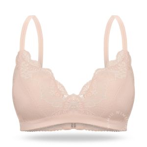Wimiu BH Seamless Brokat Bra Seamless Tanpa Kawat Wanita Pakaian Dalam Wanita 100107