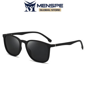 MENSPE Fashion Men Sunglasses Classic Sunglasses Elastic Paint Design UV400 Polarized Sunglasses Eyewear Ultra Light Elastic Leg Anti Glare Glasses Outdoor Sports Driving Sunglasses