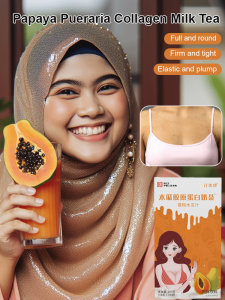 Papaya Collagen Solid Beverage Womens Health Beverage Meal Replacement Powder Collagen Shake Skin Revitalization Light and Full