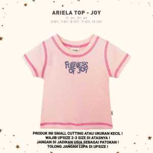 BOHOPANNA - ARIELA TOP BOHOPANNA - CUTTING KECIL WAJIB UPSIZE - BAJU ANAK PEREMPUAN - ATASAN ANAK - KAOS ANAK