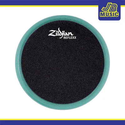 Zildjian ZXPPRCG06 Reflexx Practice Pad Green 6” (Percussion Instrument) (Drum Pad) (Drum Accessories) (Zildjian)