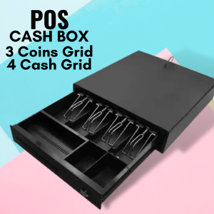 POS Cash Drawer with Lock Manual and Automatic Cashier Box 5 or 4 Bills 5 Coins Cash Organizer