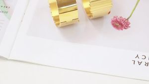 Cross-border best-selling irregular texture design bracelet 18k Gold-plated non-fading light luxury jewelry wholesale