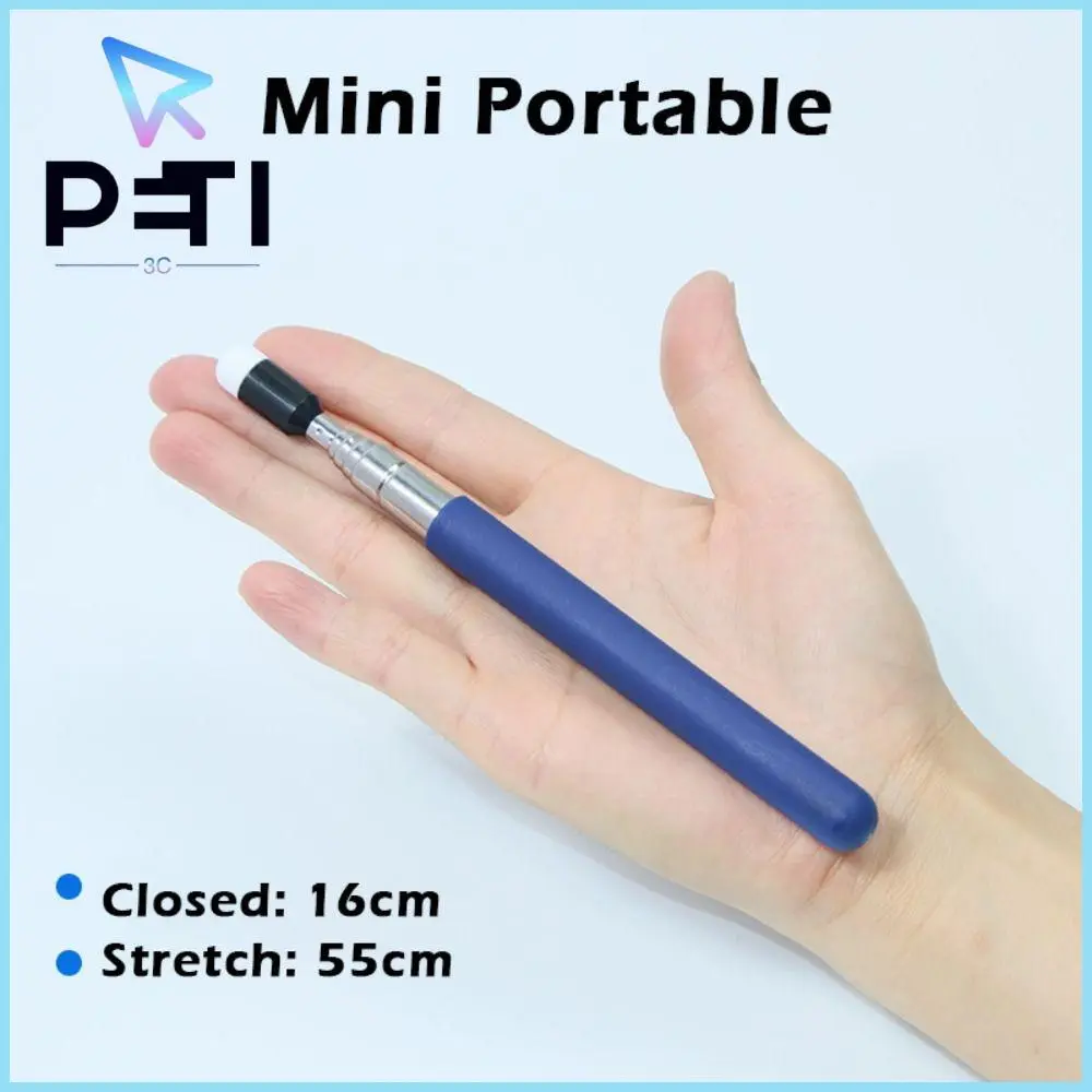 PETI3C 55/100cm Stylus Pen Mini Portable Retractable Digital Pen Multi-functional Teaching Pointer Students