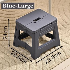 SKJK Có thể gập lại Ghế gập Dày Có tay cầm Ghế nhỏ Di động Trọng lượng nhẹ Ghế có thể gập lại Thay giày
