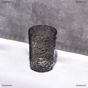 [COD] Cozyroom ถ้วยใส่น้ำยาบ้วนปากแปรงสีฟันพลาสติกพร้อมที่จับแก้วน้ำในบ้านห้องน้ำแบบพกพาที่วางแปรงสีฟันโปร่งใส