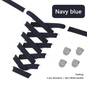 Dây Giày Không Buộc 21 Màu Cho Giày Thể Thao Dây Giày Co Giãn Giày Lười Buộc Dây Cao Su