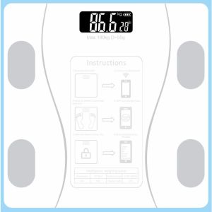 LAIMA Body Fat Scale Smart Wireless Digital Bathroom Weight Scale Composition Analyzer Bluetooth