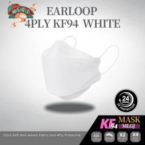 （Free shipping）mask 4ply 50pcs KF94 Mask KOREA Certified White Face Mask4-Layered3D Ergonomic Design kn95 face mask medical malaysia 5ply