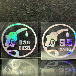 Tem biểu tượng xăng 95 dầu Diesel cho xe ô tô