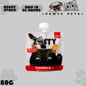 Numew Zesty Soup Pouch - Natural Chicken & Collagen Formula for Adult Cats Grain-Free Wet Cat Food 80g